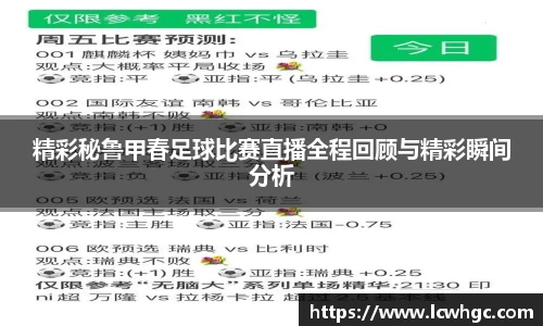 精彩秘鲁甲春足球比赛直播全程回顾与精彩瞬间分析